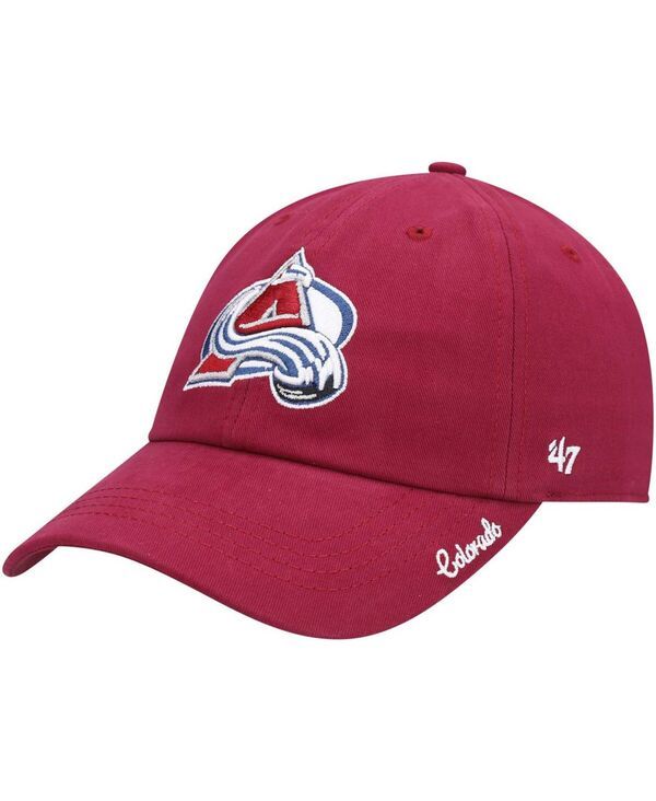 47 ブランド レディース アクセサリー 帽子 47 Brand Womens Burgundy Colorado Avalanche Teamiata Clean Up Adjustable Hat Burgundy バーガンディ 8,506円