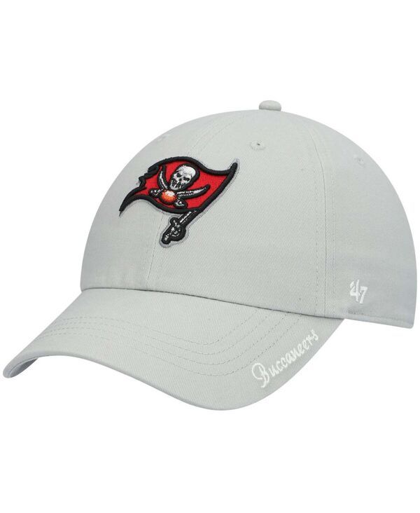 47 ブランド レディース アクセサリー 帽子 47 Brand Womens Pewter Tampa Bay Buccaneers Miata Clean Uprimary Adjustable Hat Pewter ピューター
