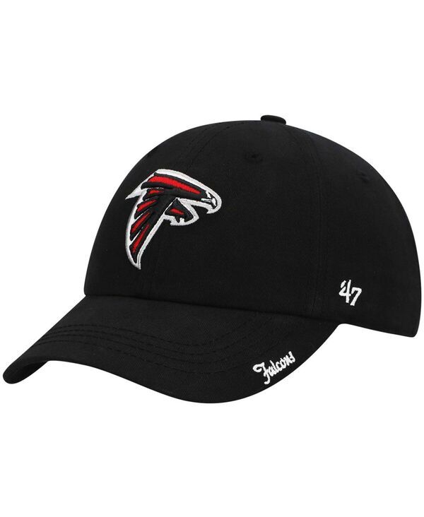 47 ブランド レディース アクセサリー 帽子 47 Brand Womens Black Atlanta Falcons Miata Clean Uprimary Adjustable Hat Black ブラック