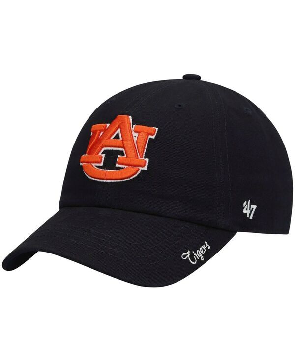 47 ブランド レディース アクセサリー 帽子 ロゴ 47 Brand Womens Navy Auburn Tigers Miata Clean Up Logo Adjustable Hat Navy ネイビー