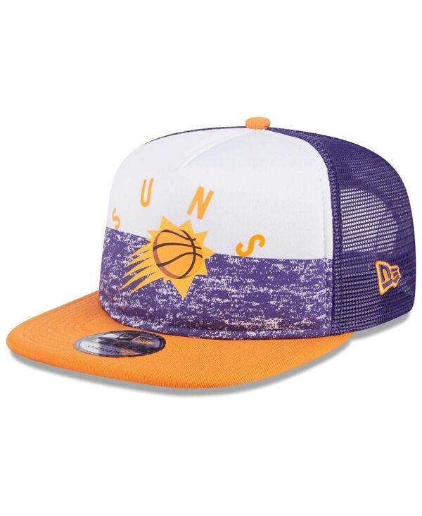 ニューエラ メンズ アクセサリー 帽子 New Era Mens Purple Phoenix Suns Arch AFrame Trucker 9FIFTY SnapbacknbspHat Purple パープル