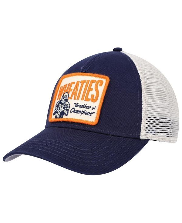 アメリカンニードル メンズ アクセサリー 帽子 American Needle Mens Navy Cream Wheaties Valin Trucker Snapback Hat Navy Cream クリーム