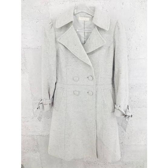 ■ LAISSE PASSE レッセパッセ 長袖 コート 38 グレー レディース 【中古】 【1002796990045】