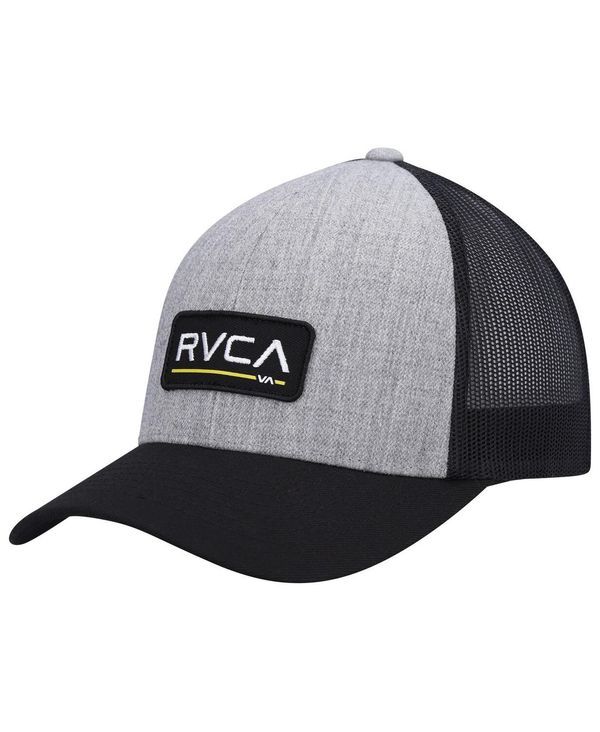 ルーカ メンズ アクセサリー 帽子 RVCA Mens Heathered Gray HYL Ticket III Trucker Snapback Hat Heathered Gray グレー