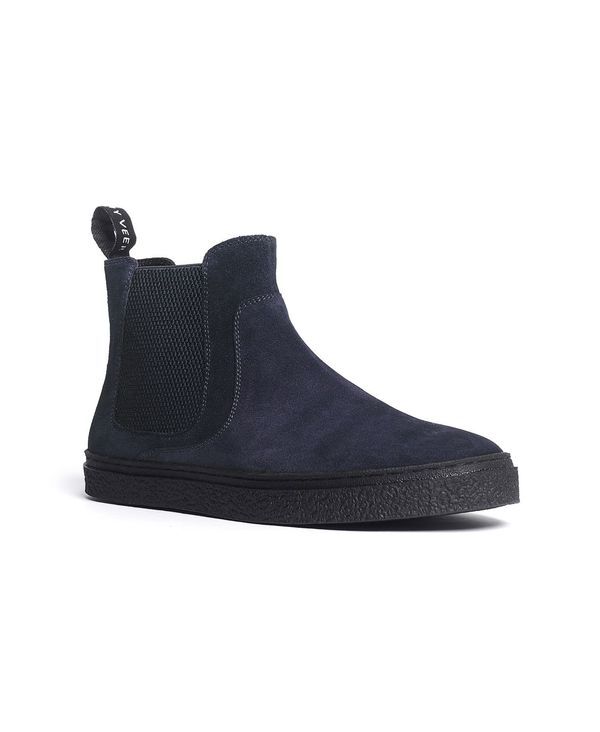 アンソニー ヴィア メンズ シューズ ブーツ・レインブーツ チェルシーブーツ スエード チェルシー ブーツ Anthony Veer Mens Hills Suede Chelsea Boots Ocean Blue ブルー