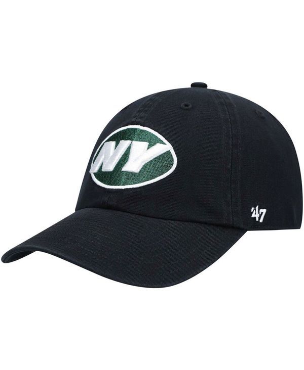 47 ブランド メンズ アクセサリー 帽子 47 Brand Mens Black New York Jets Clean Up Alternate Adjustable Hat Black ブラック