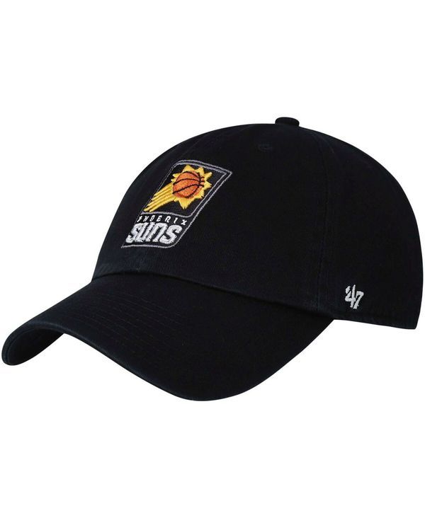 47 ブランド メンズ アクセサリー 帽子 47 Brand Mens Black Phoenix Suns Team CleanUp Adjustable Hat Black ブラック