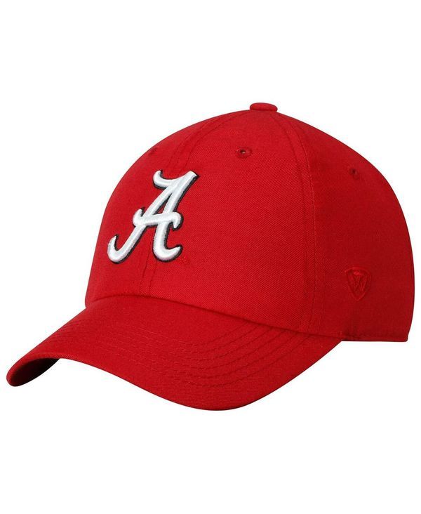 トップオブザワールド メンズ アクセサリー 帽子 ロゴ Top of the World Mens Crimson Alabama Crimson Tide Primary Logo Staple Adjustable Hat Crimson クリムゾン