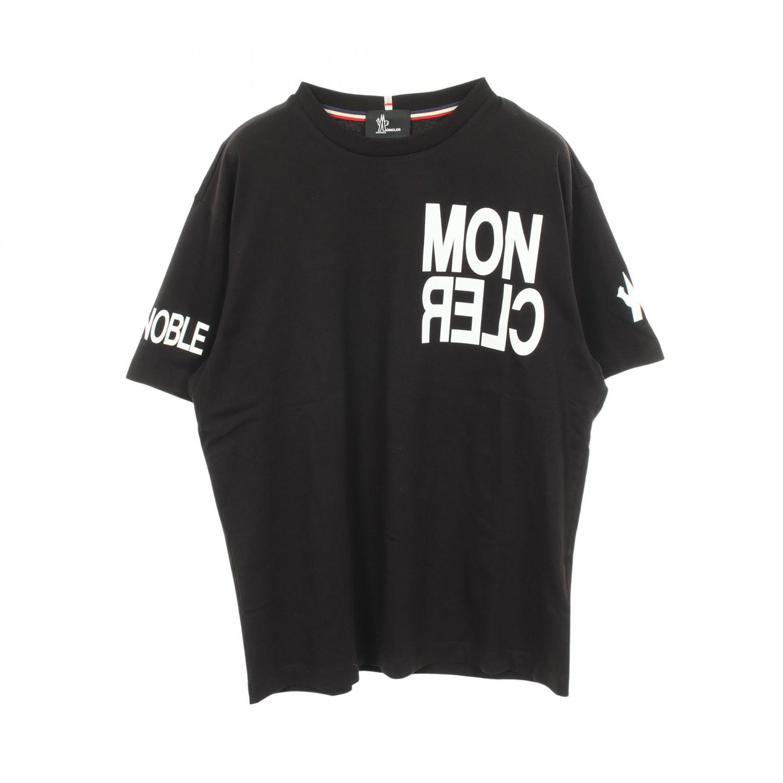 MONCLER GRENOBLE モンクレールグルノーブル ロゴプリント クルーネック 半袖Tシャツ