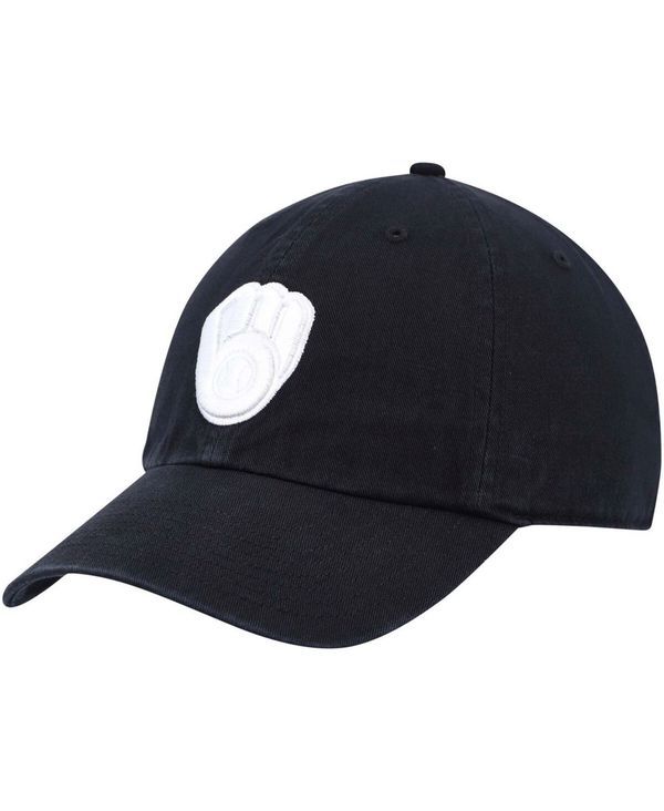 47 ブランド メンズ アクセサリー 帽子 47 Brand Mens Black Milwaukee Brewers Challenger Adjustable Hat Black ブラック