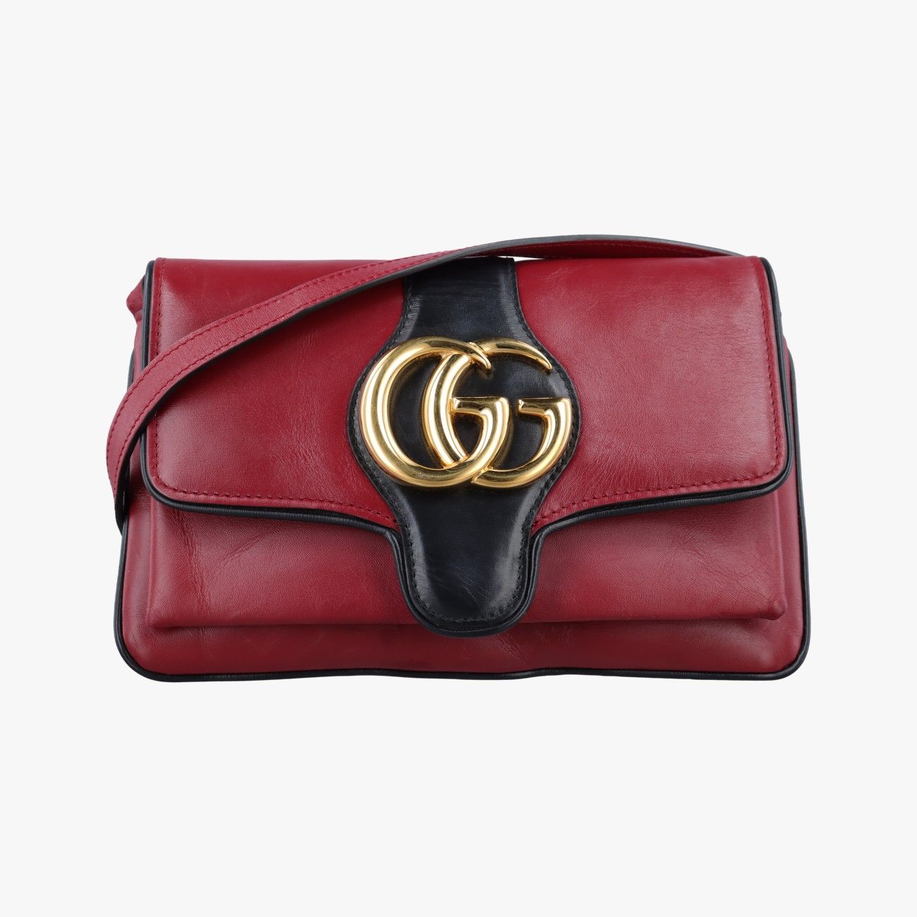 グッチGucciアリー レッド×ブラック レザー 550129 B030207980