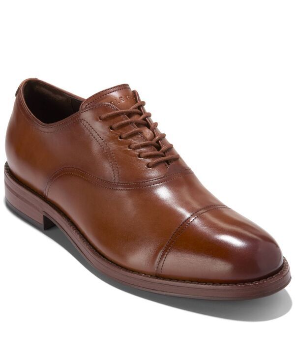 コールハーン メンズ シューズ オックスフォード キャップ Cole Haan Mens Ledley Grand Cap Toe Oxford Shoes British Tan タン