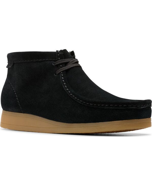 クラークス メンズ シューズ ブーツ・レインブーツ Clarks Mens Collection Wallaston Boots Black suede ブラック