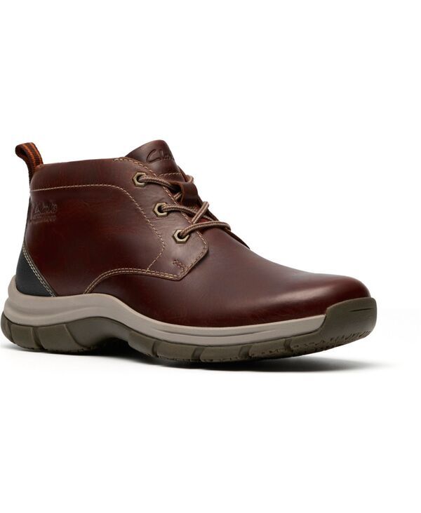 クラークス メンズ シューズ ブーツ・レインブーツ Clarks Mens Collection Walpath Chukka Boots Brown leather ブラウン