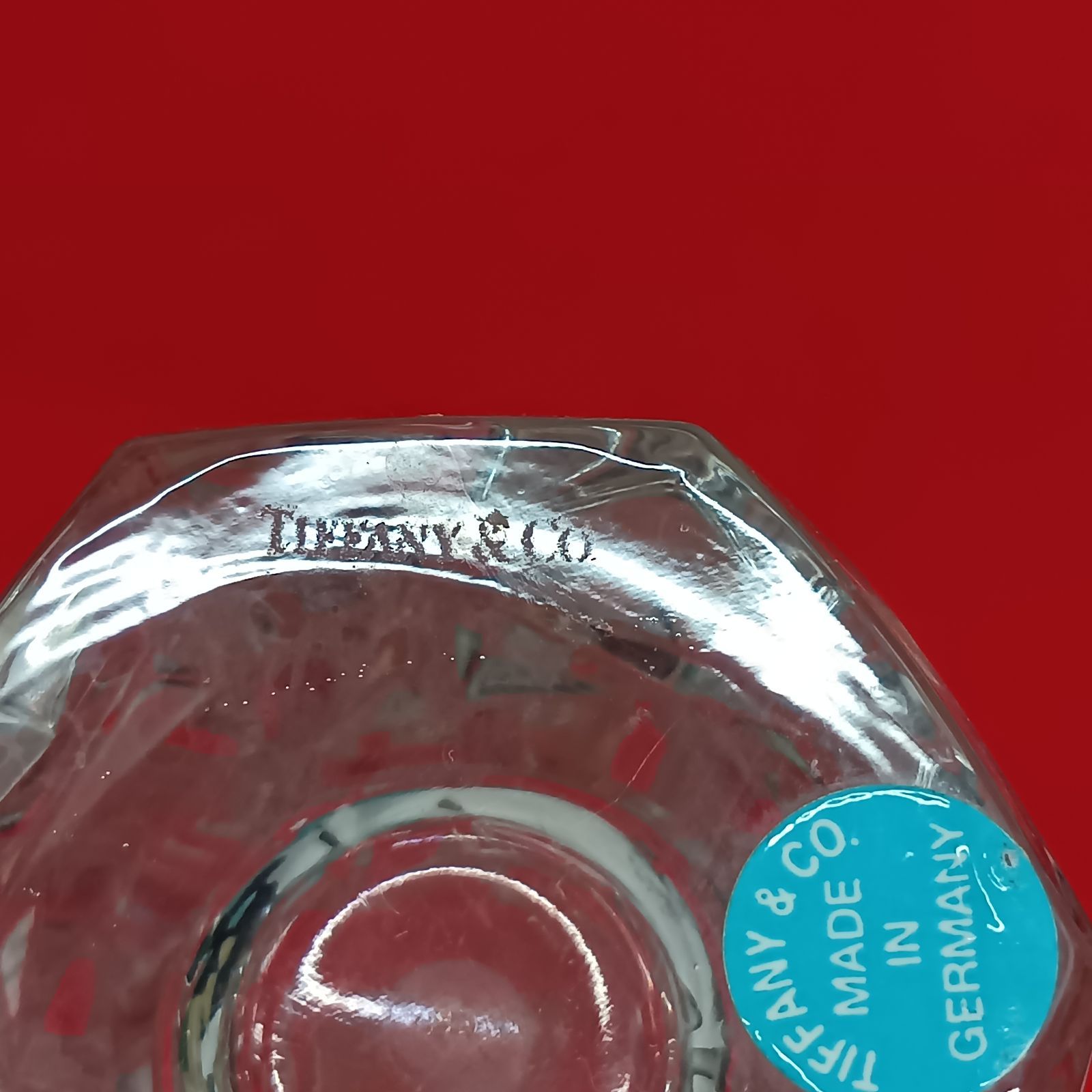 TIFFANY 花瓶 一輪挿し カットクリスタル ティファニー - メルカリ