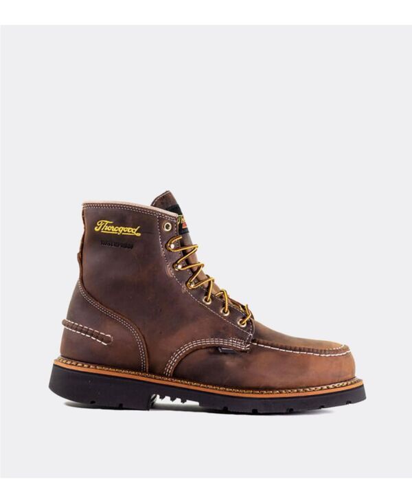 ソログッド メンズ シューズ ブーツ・レインブーツ Thorogood Mens 1957 Series Waterproof 6 Safety Moc Toe Work Boots for Men Crazyhorse