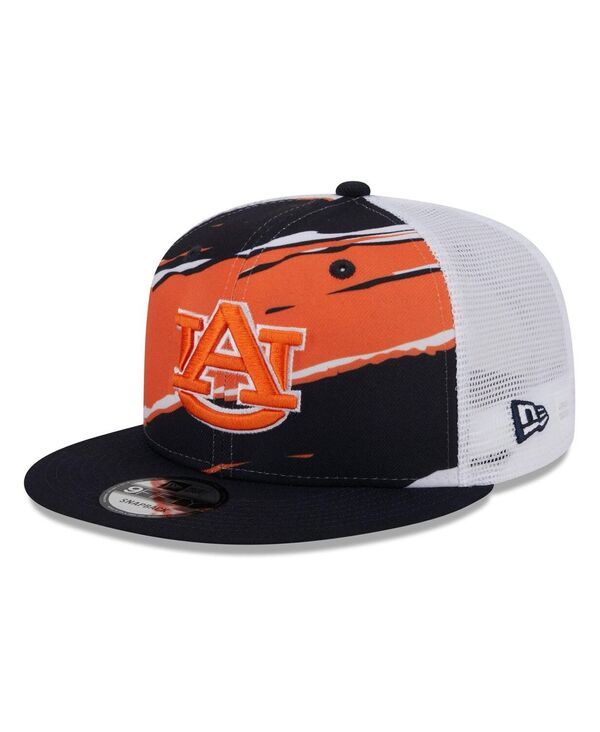 ニューエラ メンズ アクセサリー 帽子 New Era Mens Navy Auburn Tigers Tear Trucker 9FIFTY Snapback Hat Navy ネイビー