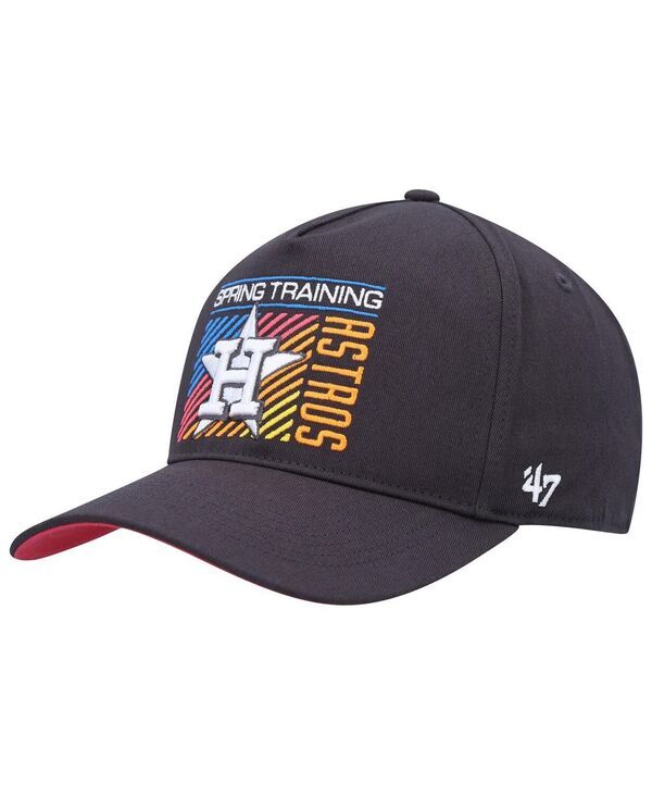 47 ブランド メンズ アクセサリー 帽子 47 Brand Mens Charcoal Houston Astros 2023 Spring Training Reflex Hitch Snapback Hat Charcoal チャコール