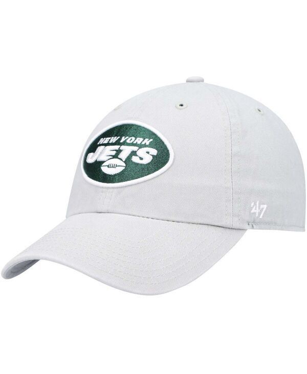 47 ブランド メンズ アクセサリー 帽子 47 Brand Mens Gray New York Jets Clean Up Adjustable Hat Gray グレー
