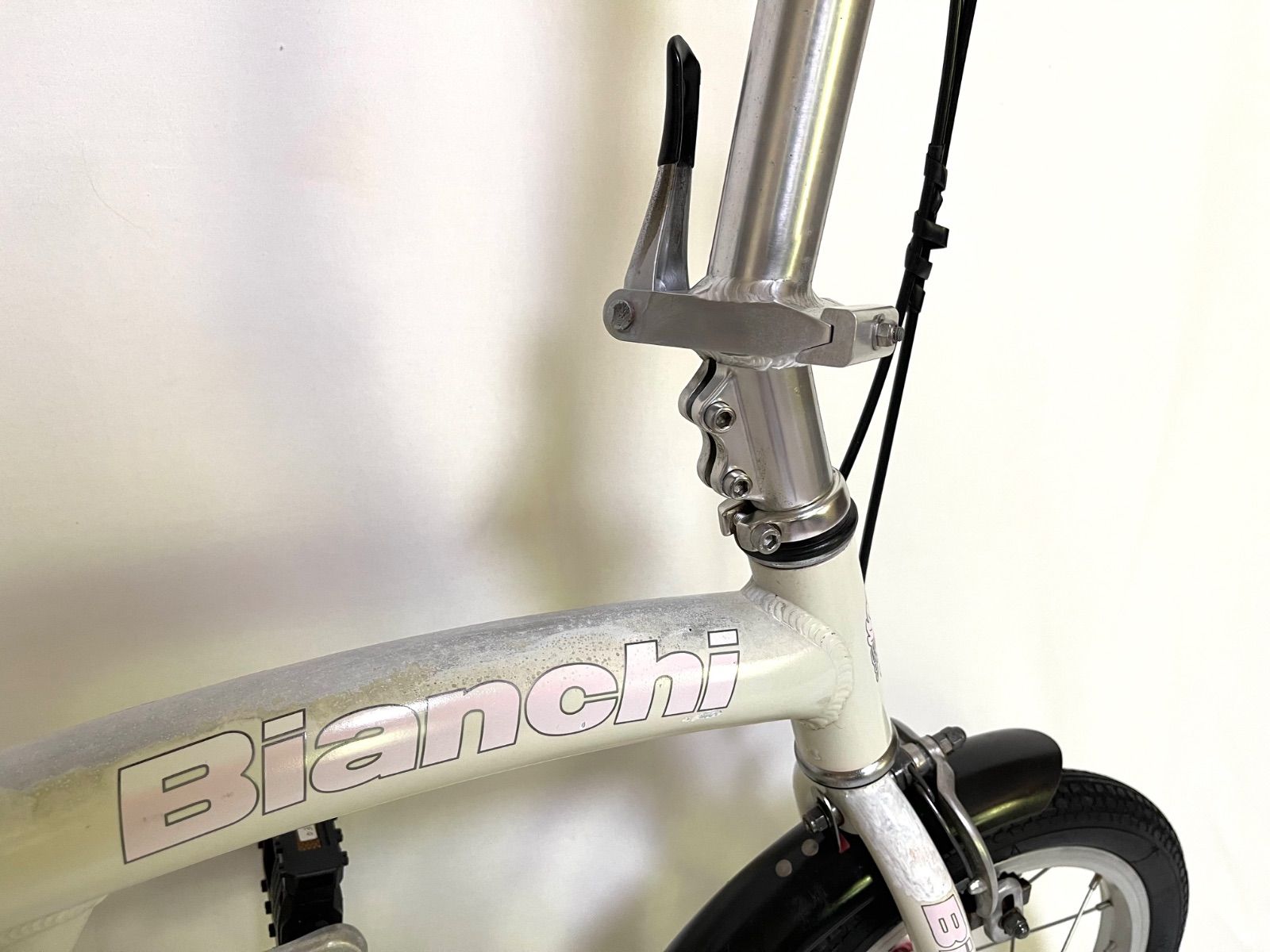 0356【即乘】送料無料 ビアンキ Bianchi 折り畳み自転車 novita