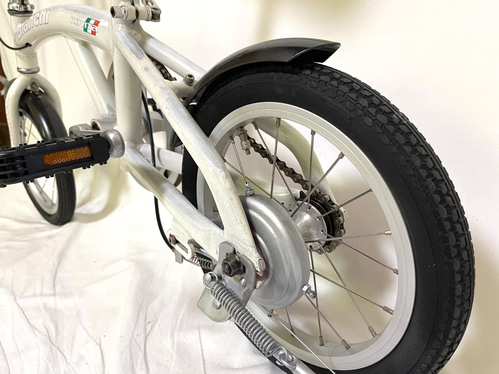 0356【即乘】送料無料 ビアンキ Bianchi 折り畳み自転車 novita
