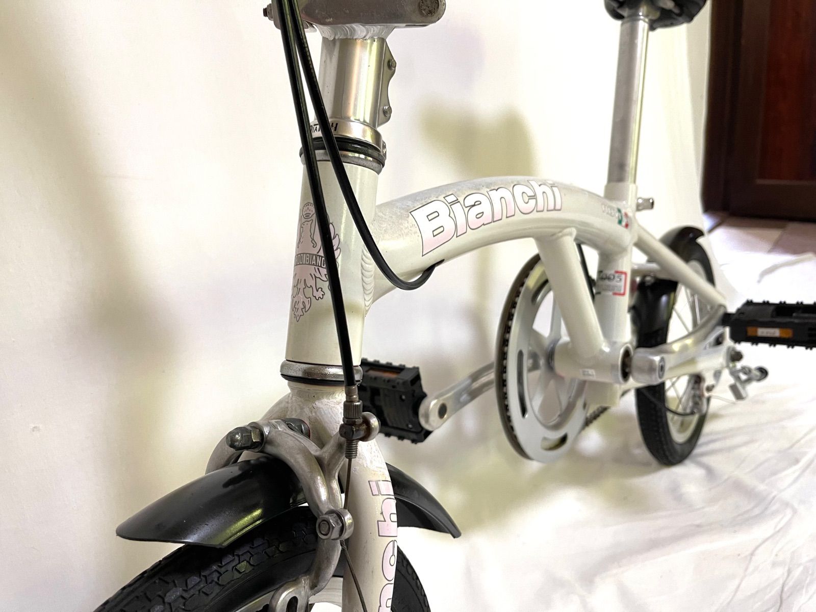 0356【即乘】送料無料 ビアンキ Bianchi 折り畳み自転車 novita