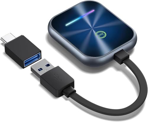 【2025新モデル 第2世代登場!】CarPlay ワイヤレス 2 in 1 カープレイ Android Auto アダプター apple carplay Phone/Androidに対応 プレイ 自動接続 ブルートゥース&bluetooth cc071e8d