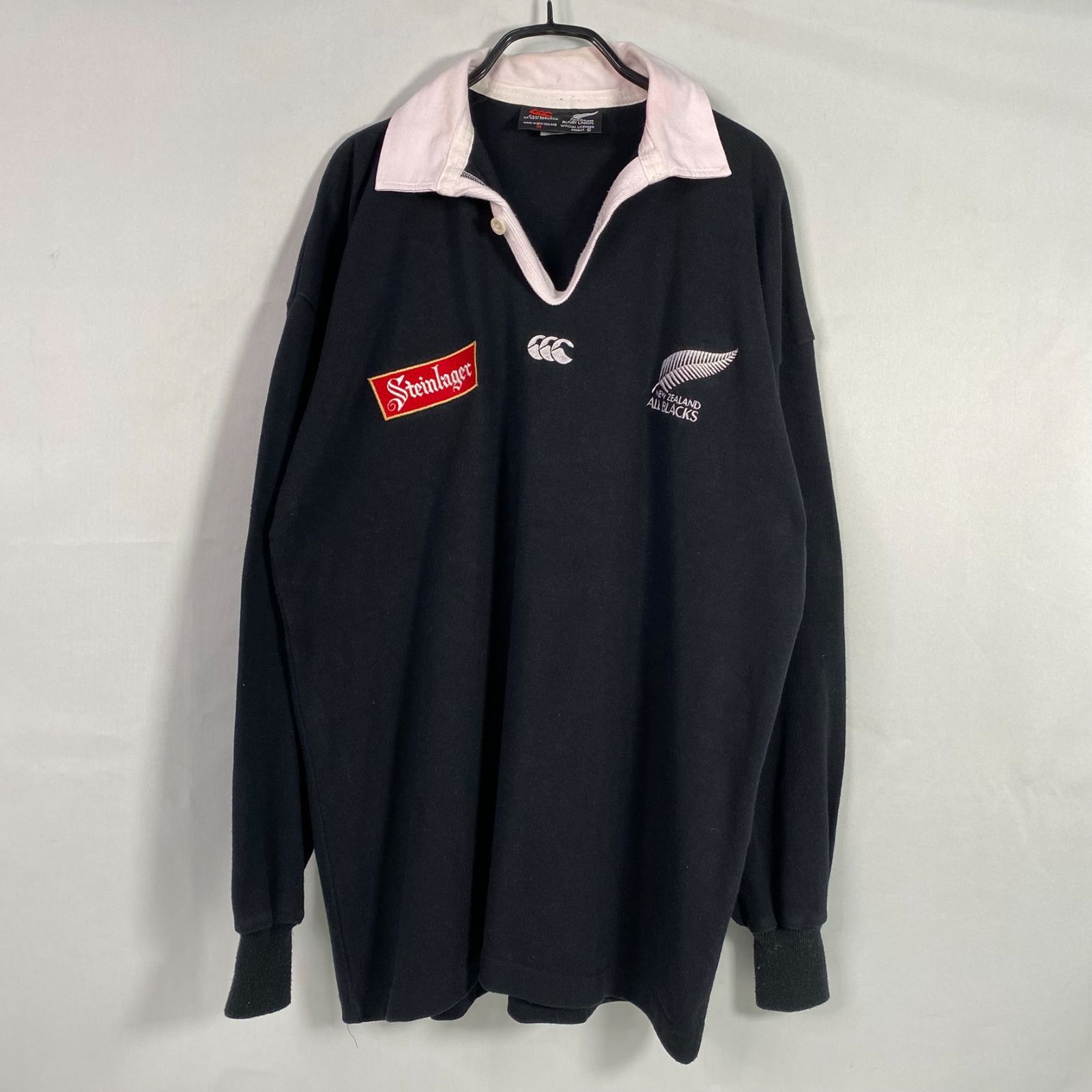 90s ニュージーランド製 CANTERBURY カンタベリー オールブラックス 