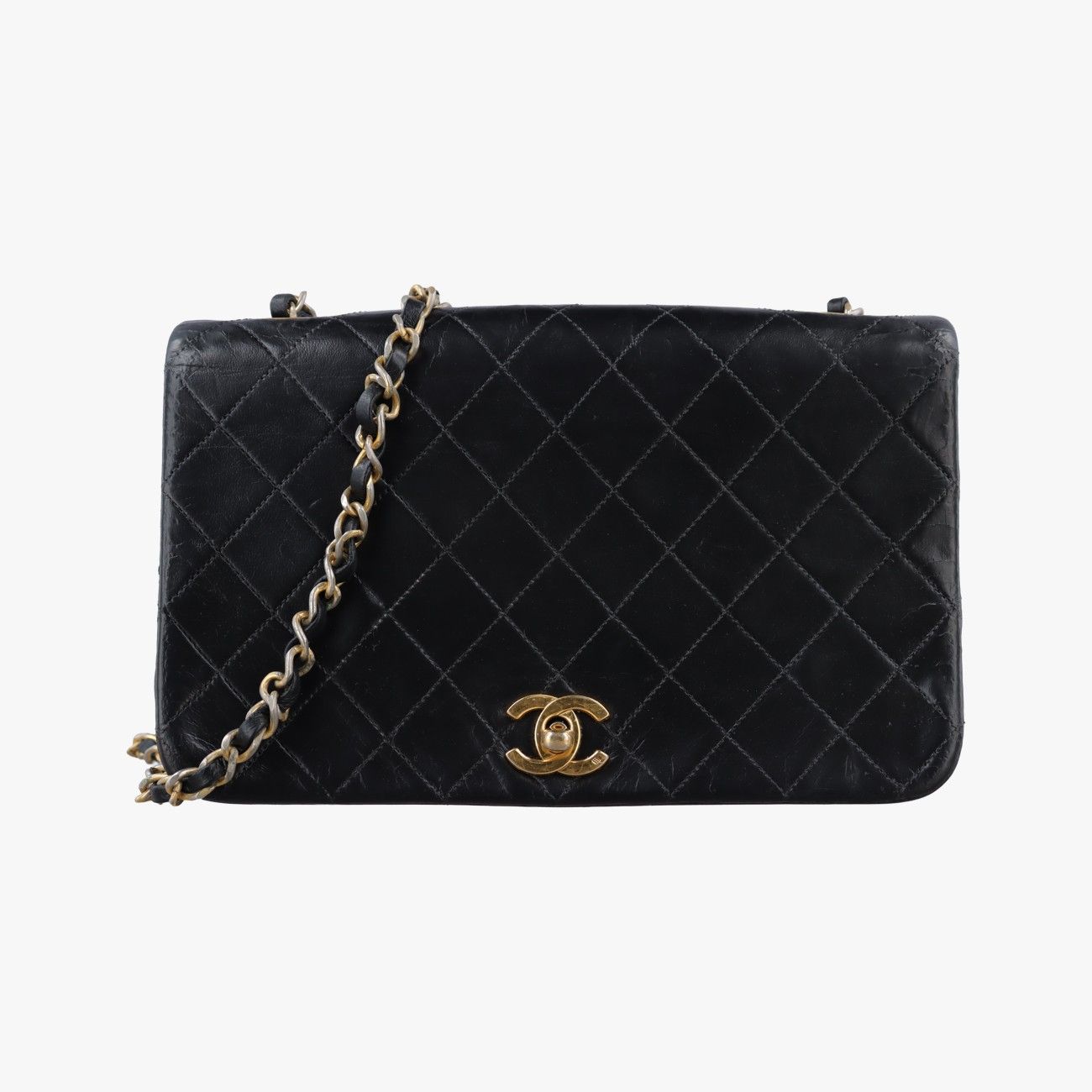 シャネルChanelマトラッセ ブラック ラムスキン A80287 製番不明