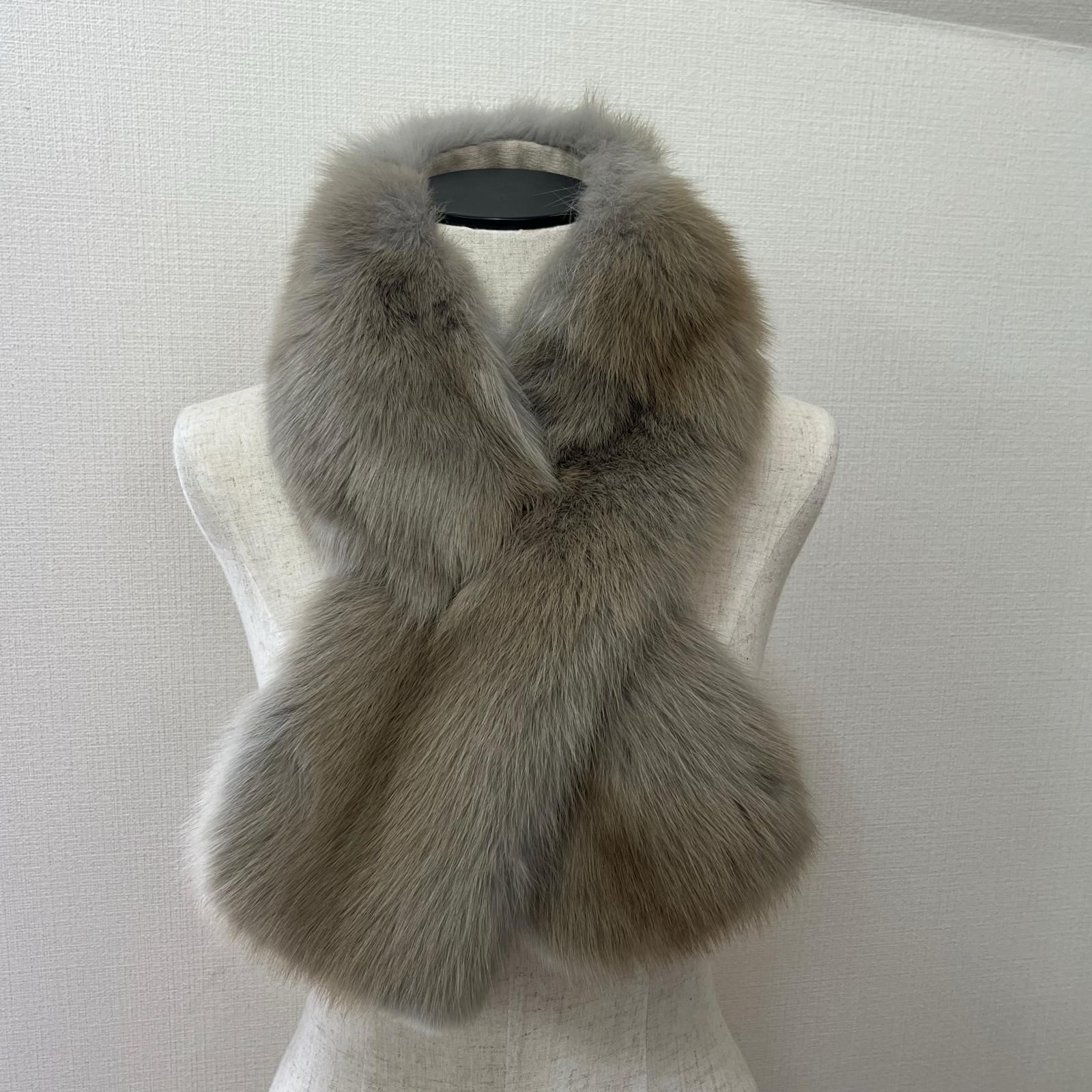 FOXEY(フォクシー) マフラー グレー レディース【中古】 - メルカリ