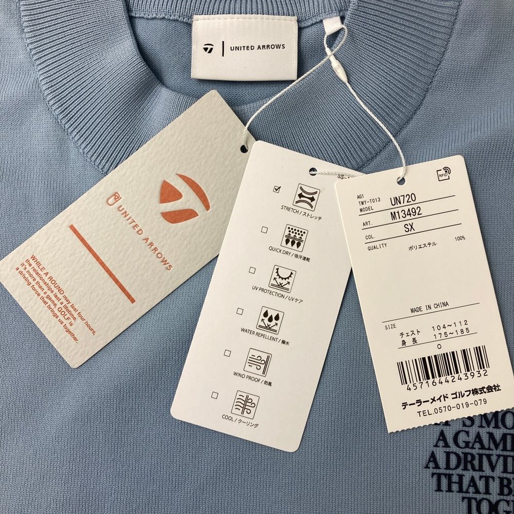 サイズ：ZX TAYLOR MADE テーラーメイド ×UNITED ARROWS 半袖 ニット