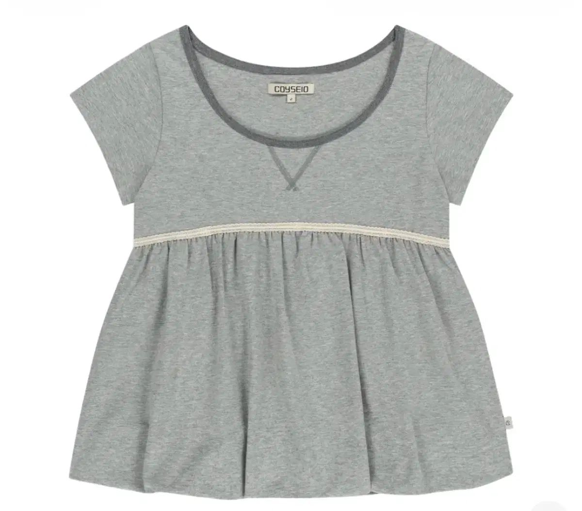 ISSEY MIYAKE イッセイミヤケ レイ バルーン Tシャツ メランジ グレー