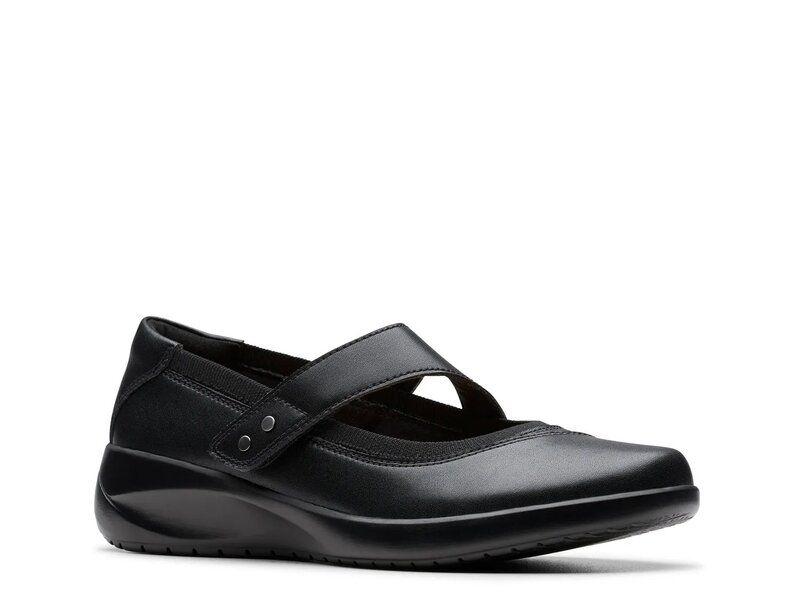 クラークス レディース シューズ スリッポン・ローファー Clarks Kaetlyn Jane Mary Jane SlipOn Black ブラック