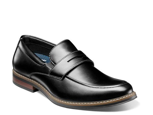 ノンブッシュ メンズ シューズ スリッポン・ローファー Nunn Bush Carmelo Penny Loafer Black ブラック