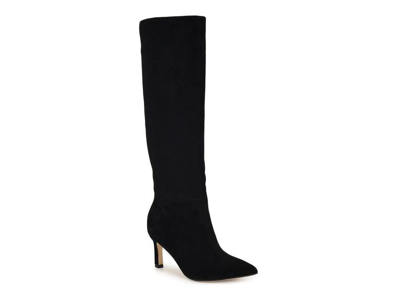 ナインウェスト レディース シューズ ブーツ・レインブーツ Nine West Lorthey Boot Black Suede ブラック
