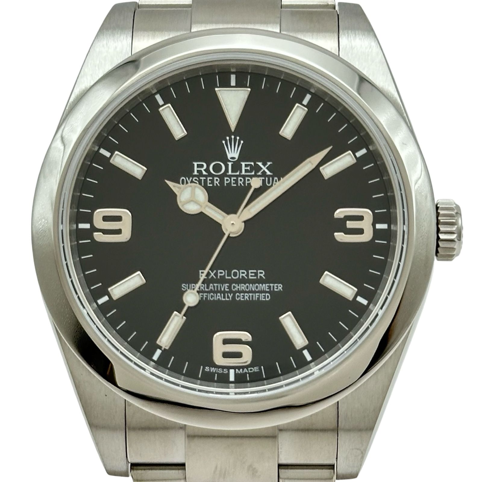 ロレックス ROLEX エクスプローラー1 214270 ブラック ステンレススチール 自動巻き メンズ 腕時計