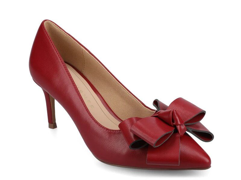 ジャーニー レディース シューズ パンプス Journee Crystol Pump Cranberry Synthetic