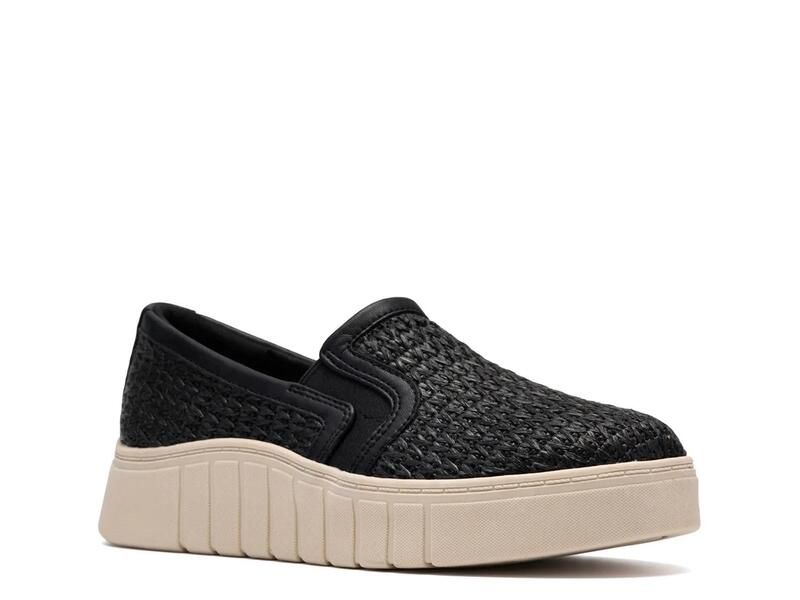 クラークス レディース シューズ スリッポン・ローファー スニーカー Clarks Mykah Shine SlipOn Sneaker Black ブラック