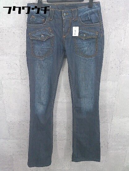 ◇ BONAVENTURE ボナバンチュール ウォッシュ加工 ジーンズ デニム パンツ 27 インディゴ レディース 【中古】 【1002798746343】