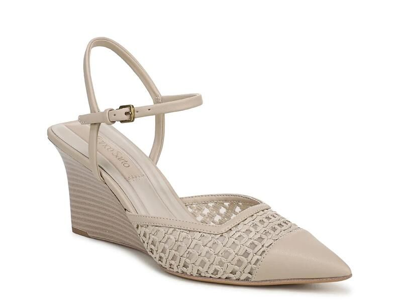 フランコサルト レディース シューズ パンプス Franco Sarto Cherie Wedge Pump White ホワイト