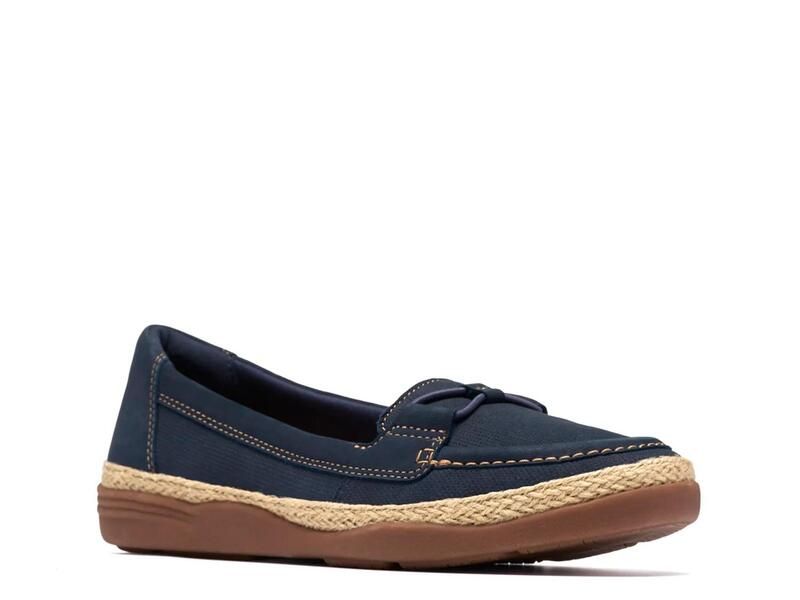 クラークス レディース シューズ スリッポン・ローファー Clarks Elaina Milly Loafer Navy Nubuck ネイビー 16,188円