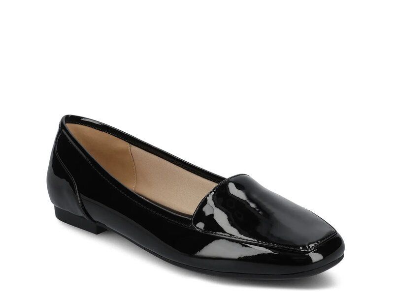 ジャーニー レディース シューズ パンプス Journee Noelia Flat Black Patent ブラック
