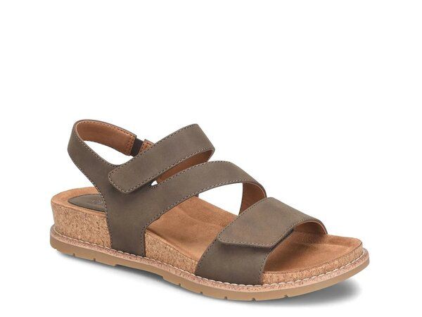 ユーロソフト レディース シューズ サンダル Eurosoft Gibbs Wedge Sandal Brown ブラウン