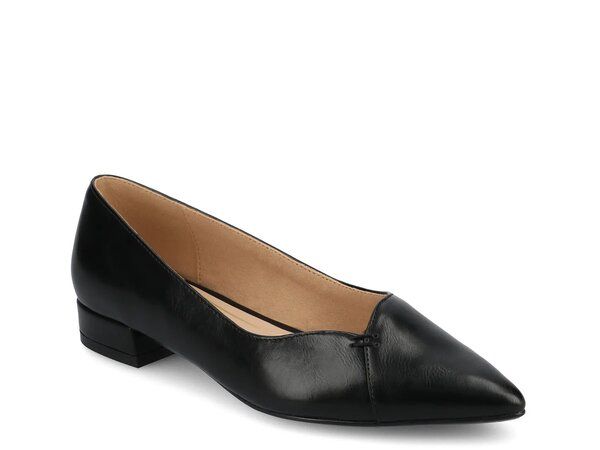 ジュルネ コレクション レディース シューズ パンプス Journee Collection Carmin Flat Black ブラック