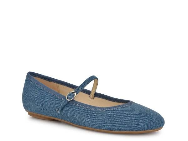 ナインウェスト レディース シューズ パンプス Nine West Classik Ballet Flat Blue Denim デニム
