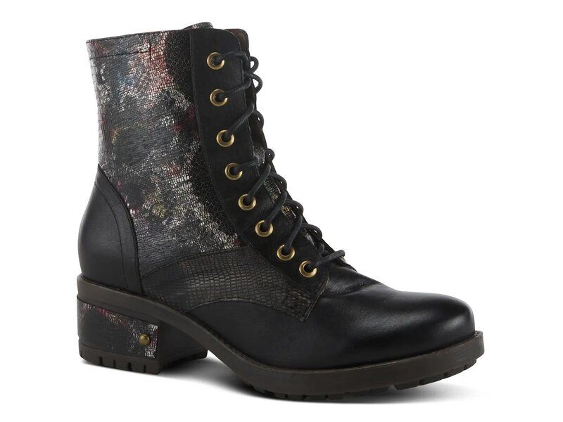 ラリティステ レディース シューズ ブーツ・レインブーツ LArtiste Marty Met Bootie Black Multicolor ブラック