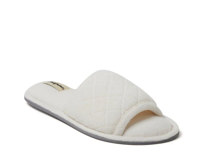 ディアフォームズ レディース シューズ サンダル Dearfoams Beatrice Slide Slipper Womens Off White オフホワイト