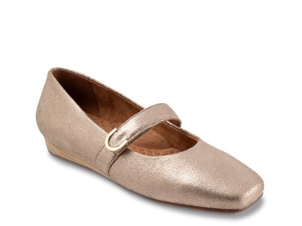 ソフトウォーク レディース シューズ パンプス Softwalk Valdivia Mary Jane Flat Bronze