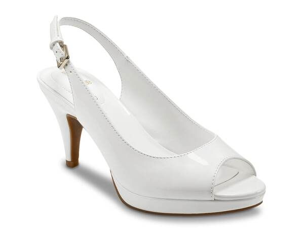 バンドリーノ レディース シューズ パンプス Bandolino Melt Pump White Synthetic ホワイト