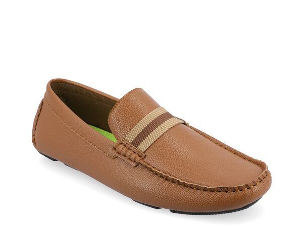 バンス メンズ シューズ スリッポン・ローファー Vance Co Griffin Loafer Cognac